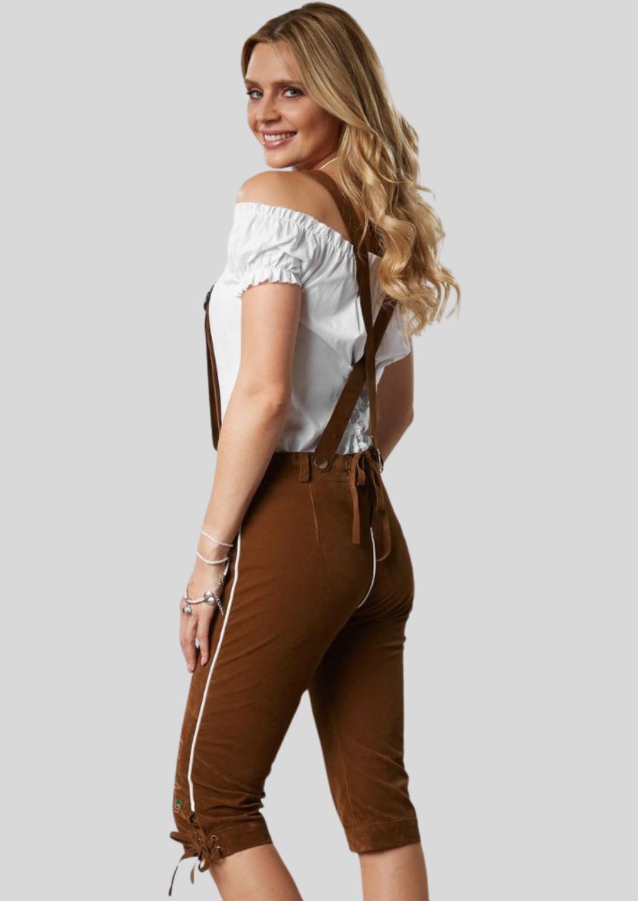 Prost! Celebrate in Style with Women's Traditional Bundhosen.