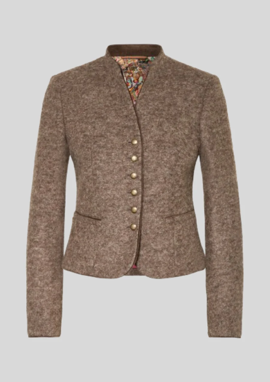 Classic Bavarian Wool Blazer Women