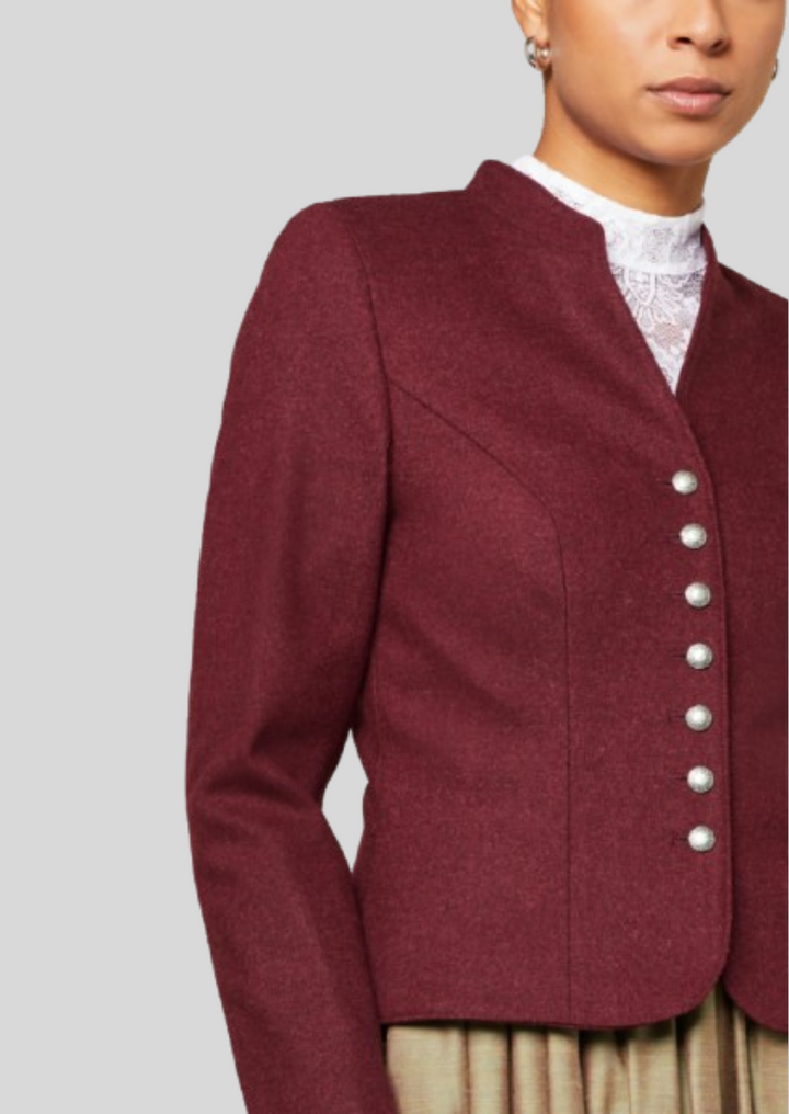 Classic Oktoberfest wool jacket blending heritage with modern style.
