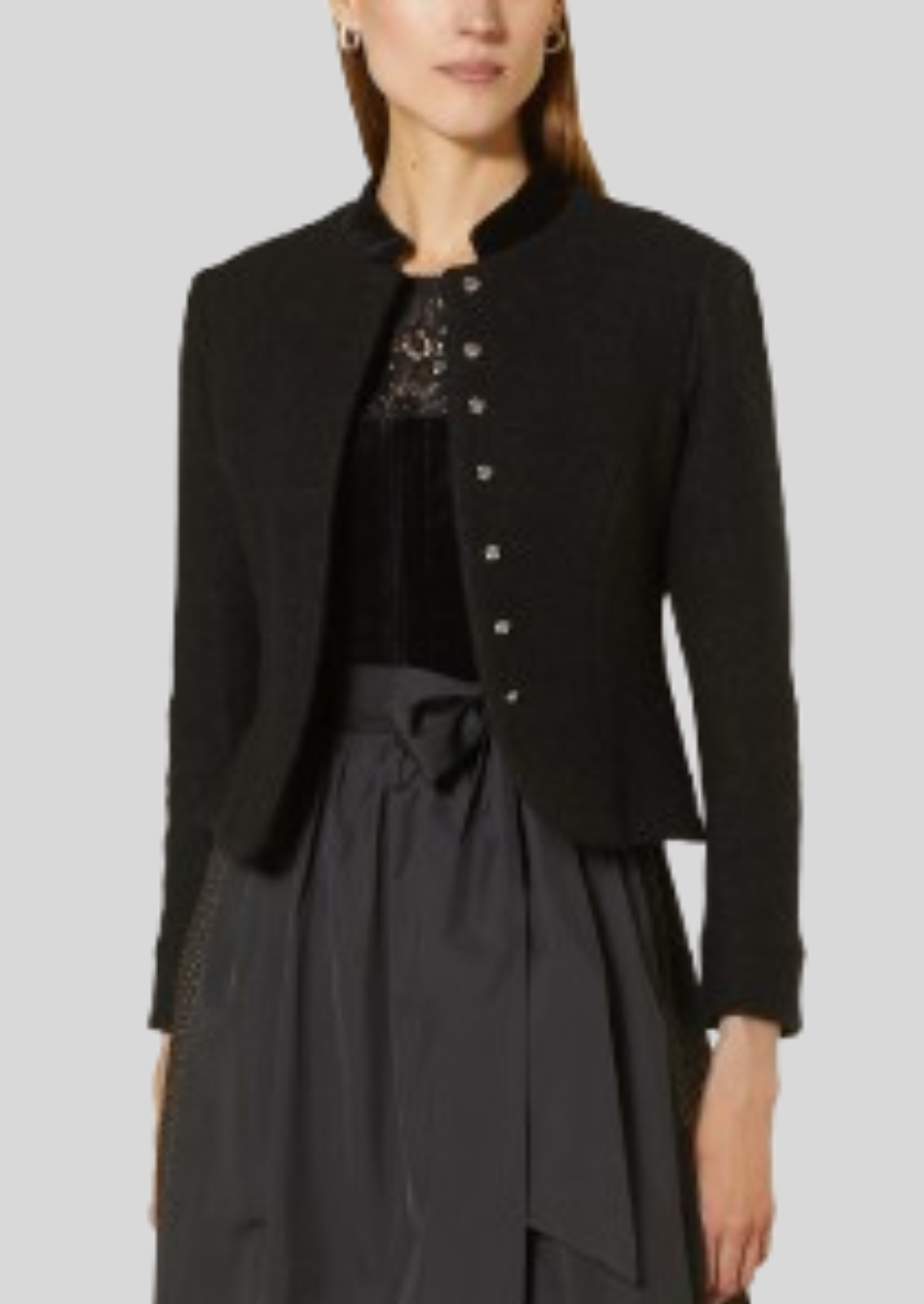 Classic women's Oktoberfest jacket featuring timeless Bavarian charm.