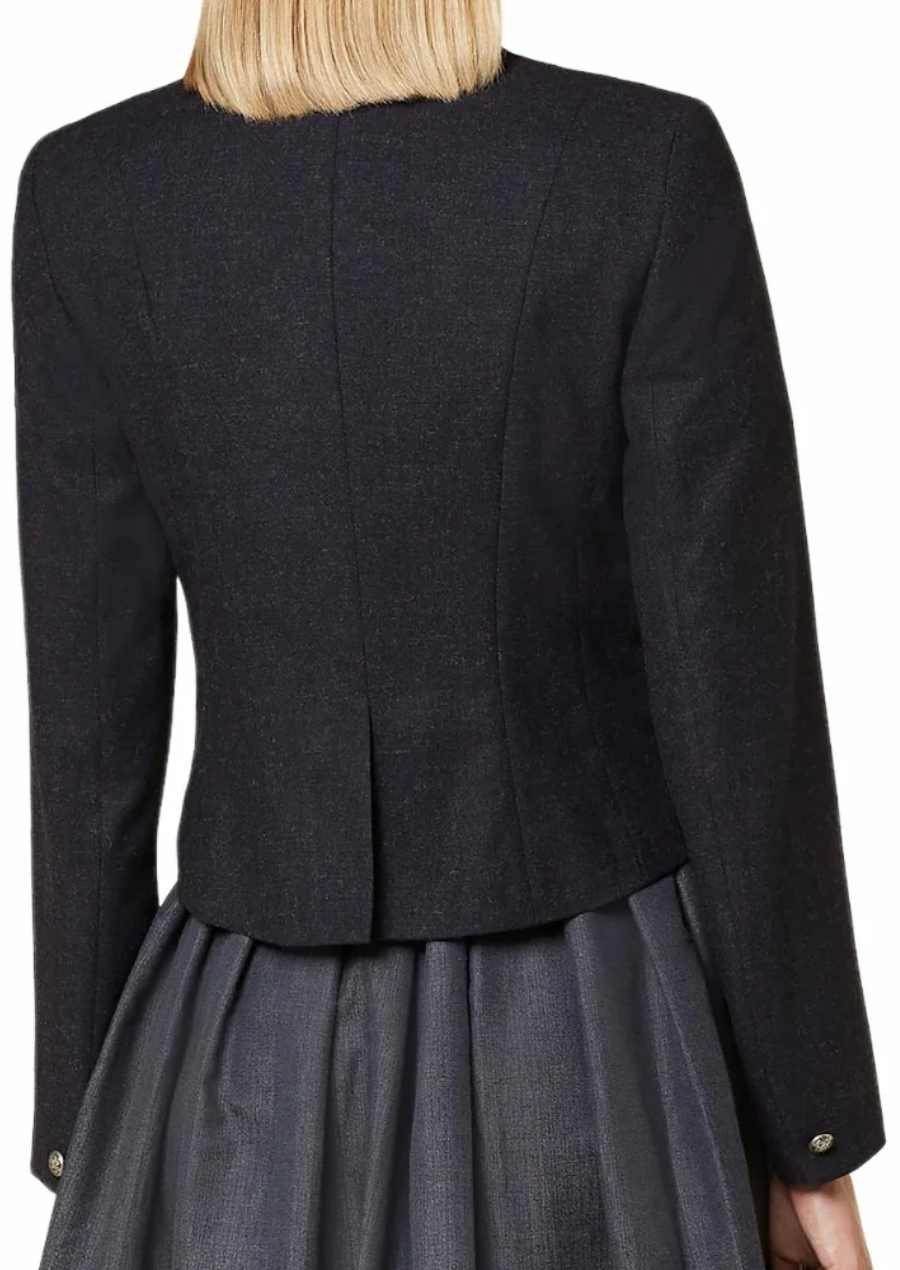 Authentic Bavarian wool jacket, perfect for Oktoberfest and cultural events.