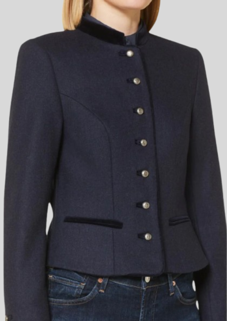 Authentic Bavarian-style wool jacket crafted for warmth and elegance.