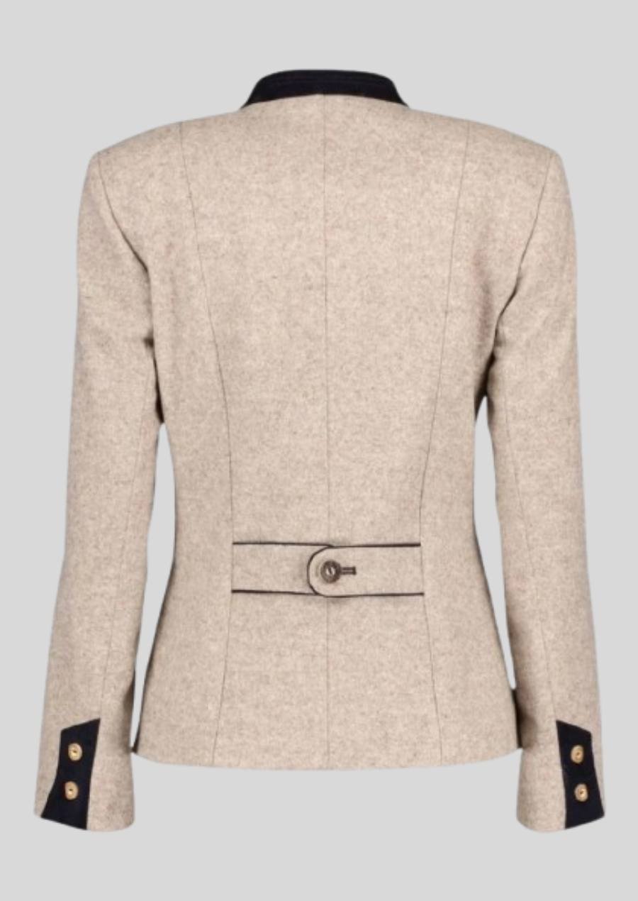 Authentic Bavarian wool coat, perfect for Oktoberfest and cultural events.