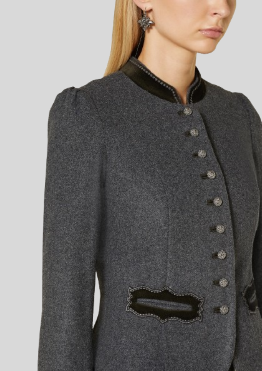 Timeless Oktoberfest wool coat crafted for warmth and tradition.