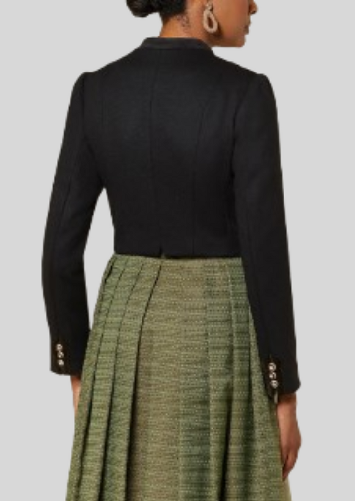 Classic Oktoberfest wool blazer featuring intricate detailing.