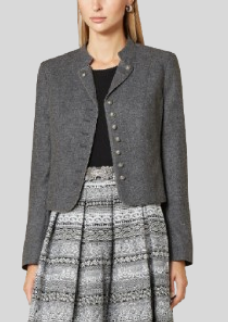 Authentic Bavarian wool coat, perfect for Oktoberfest and festive occasions.