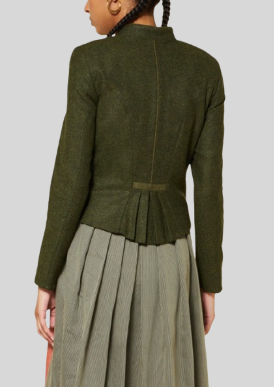 Timeless women’s Oktoberfest jacket crafted for warmth and heritage appeal.