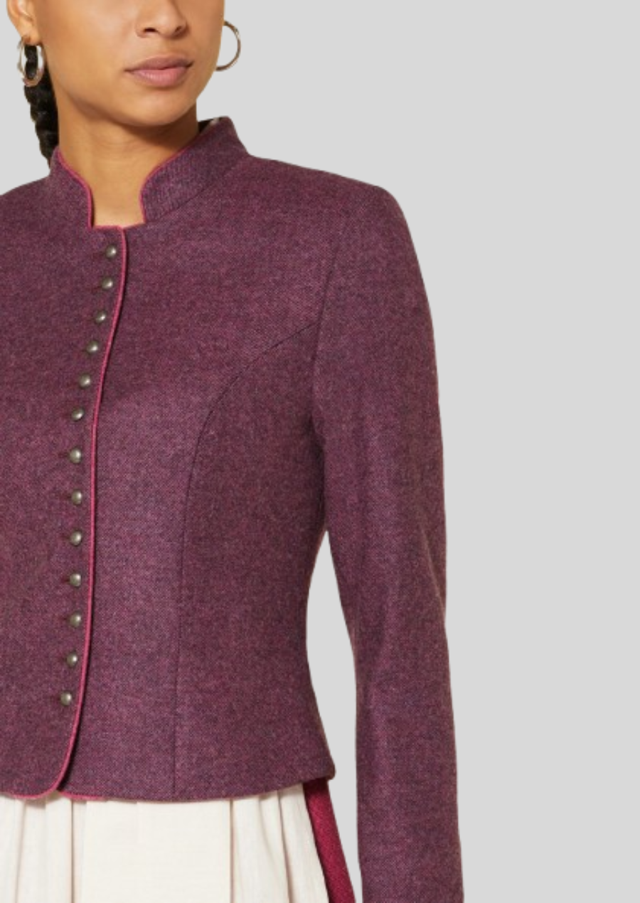 Classic Oktoberfest fashion jacket blending tradition with modern sophistication.