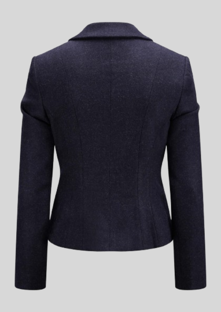 Authentic Bavarian wool jacket for women, perfect for Oktoberfest and cultural events.