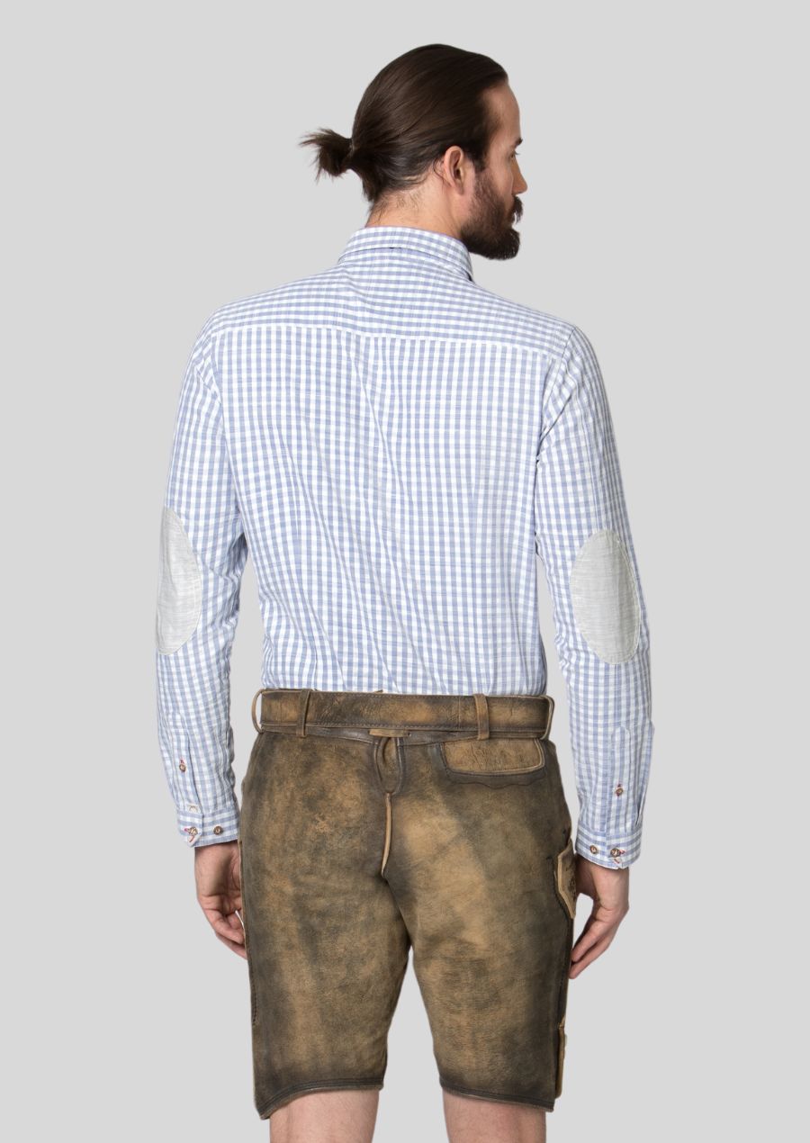 Lightweight Summer Lederhosen Breathable & Stylish Full Back View