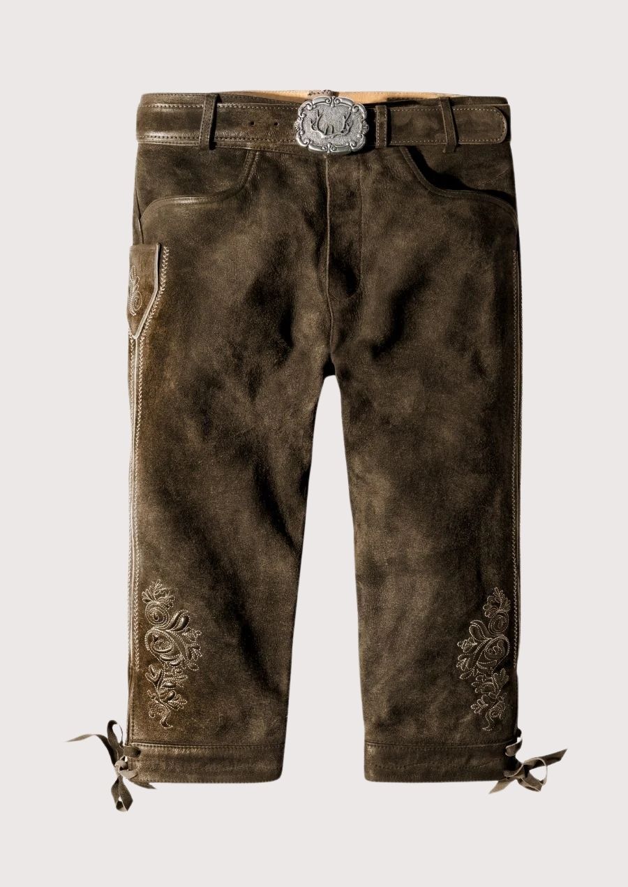 Sleek Men's Bundhosen crafted from premium leather for warmth and durability in cold weather