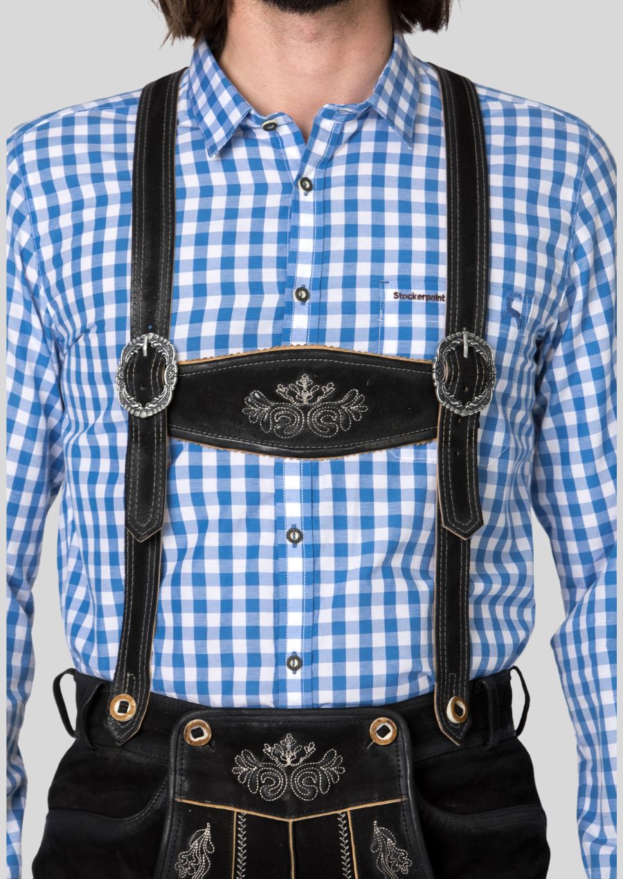 Look and feel like a true Bavarian with our Traditional Men's Bundhosen. These genuine leather trousers capture the essence of Oktoberfest attire with their classic design and high-quality materials.