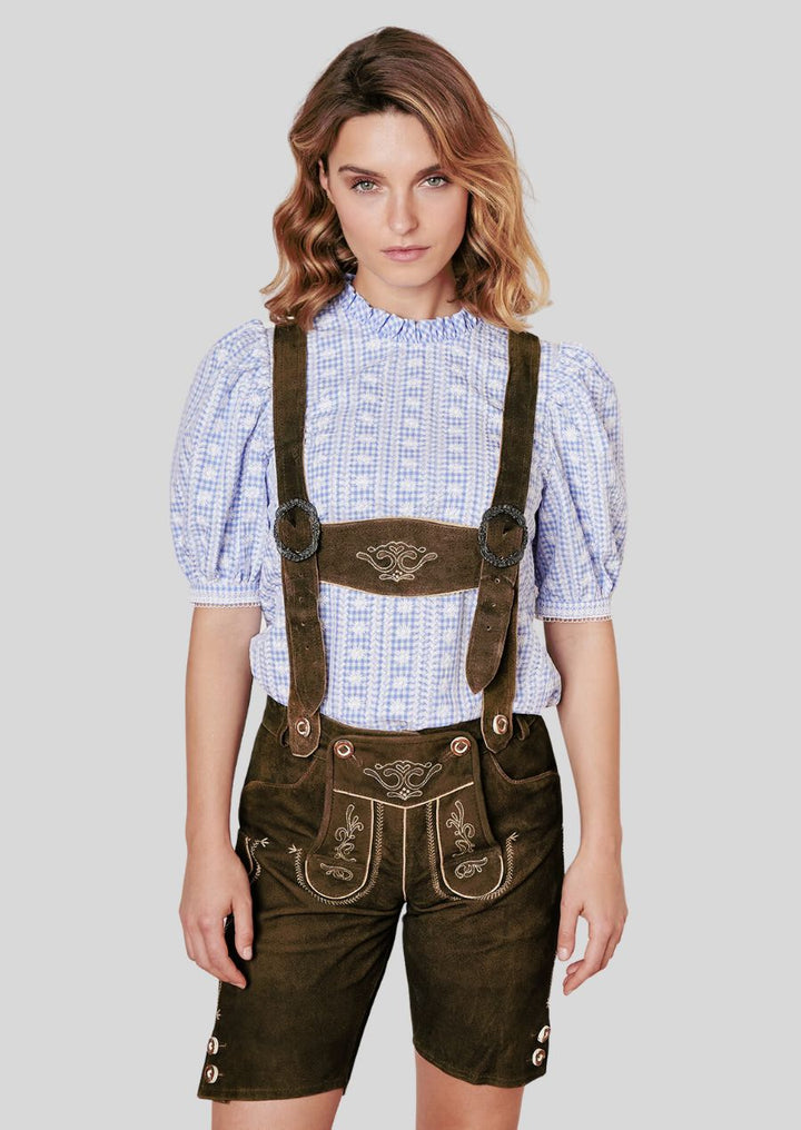 Conquer your next celebration in comfort and style with our Women's Rugged Lederhosen.  