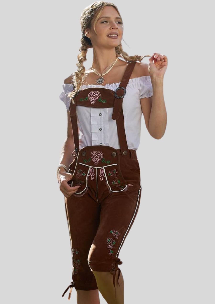 Rule the Fest: Women's Traditional Bundhosen. Comfort & Bavarian flair.