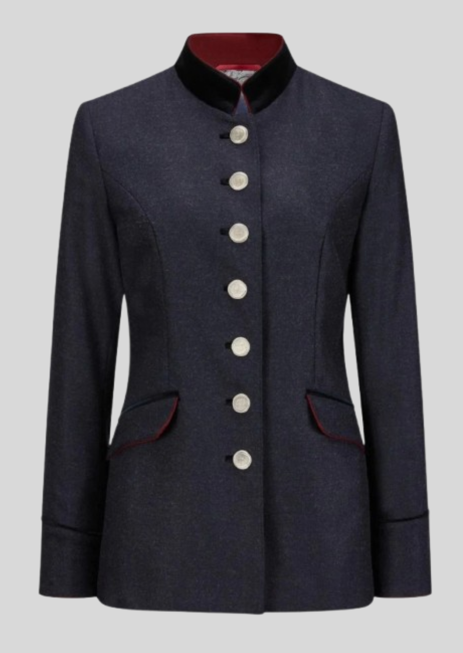 Elegant Oktoberfest blazer for women with classic Bavarian embroidery.