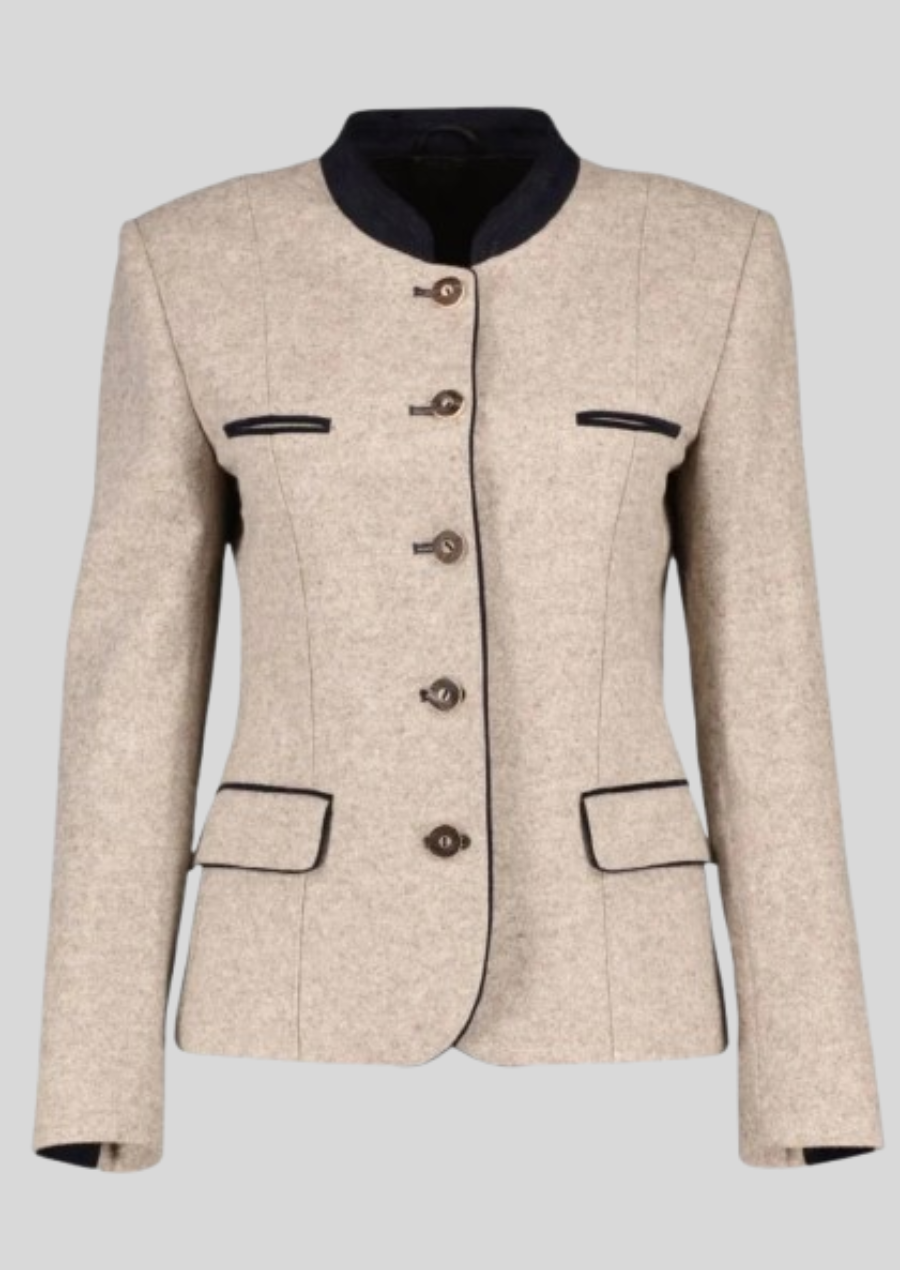 Women's Bavarian Trachten fashion coat with classic embroidery.