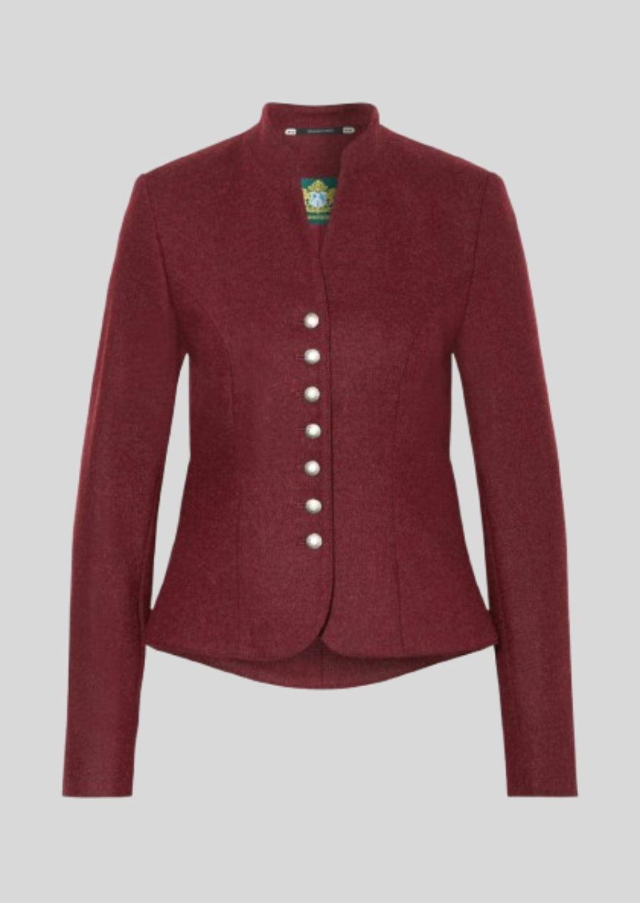 Oktoberfest women’s classic Trachten jacket with Bavarian embroidery.