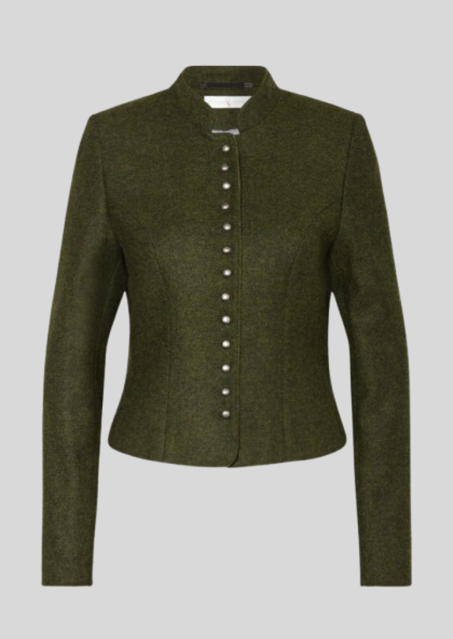 Oktoberfest women’s vintage-style jacket with classic Bavarian embroidery.