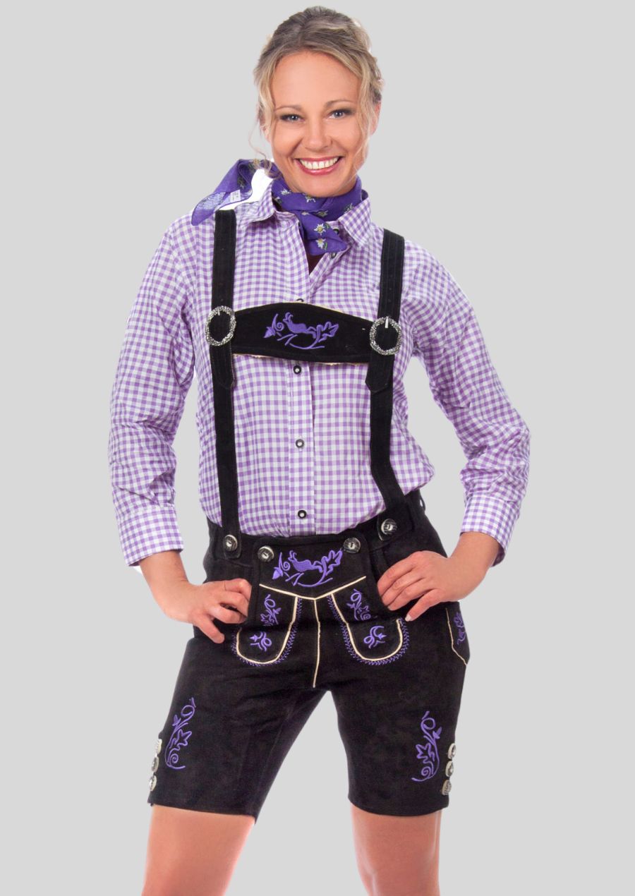 Turn heads and celebrate in style with the ultimate Oktoberfest outfit: Women's Lederhosen! Crafted from high-quality [material], these comfortable trousers embody the spirit of the festival.