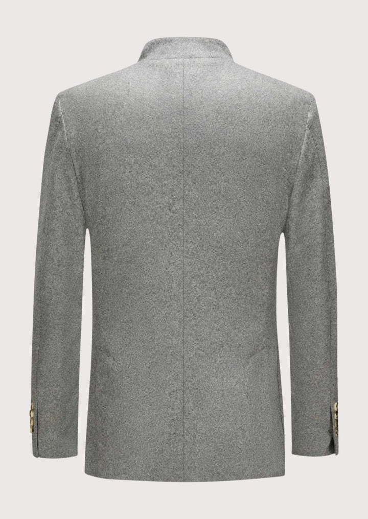 100% Wool Authentic Men’s Trachten Jacket with Stylish Collar for Fall & Winter