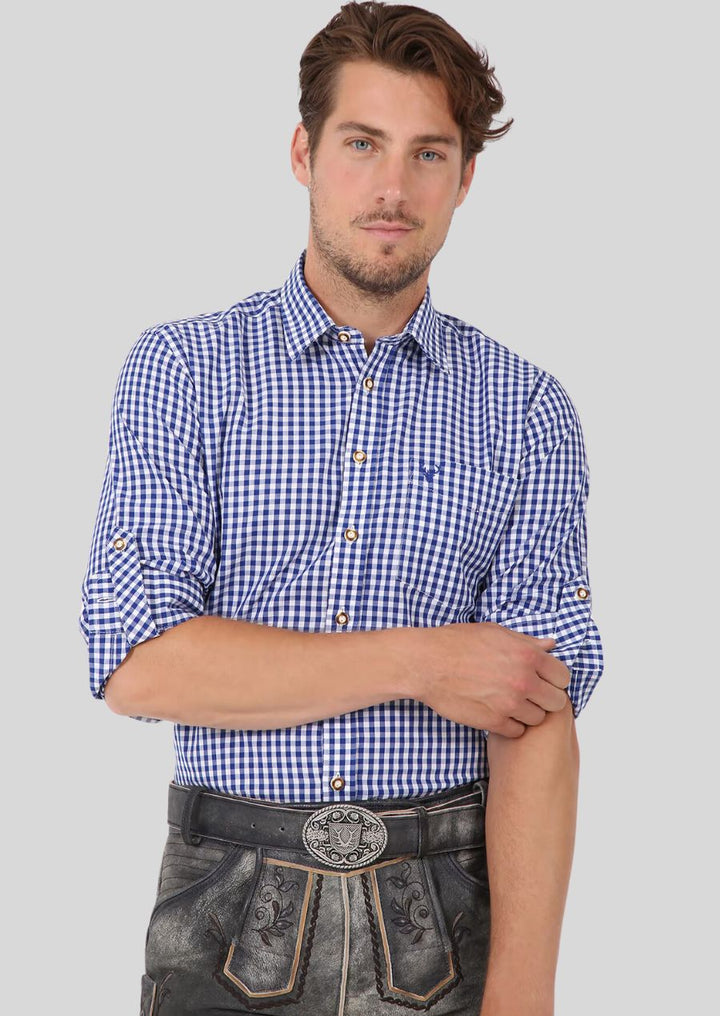 Authentic Look: This shirt is perfect for pairing with lederhosen for a complete Oktoberfest outfit, or for adding a touch of Bavarian charm to your everyday attire.