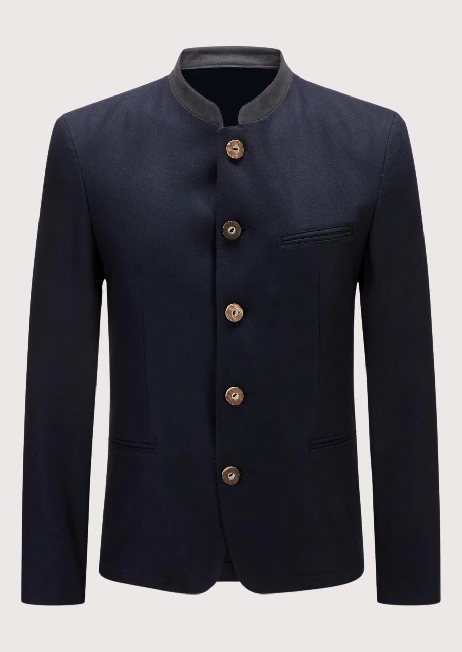 Classic Men’s Trachten jacket made from 100% wool, perfect for Oktoberfest and cultural events