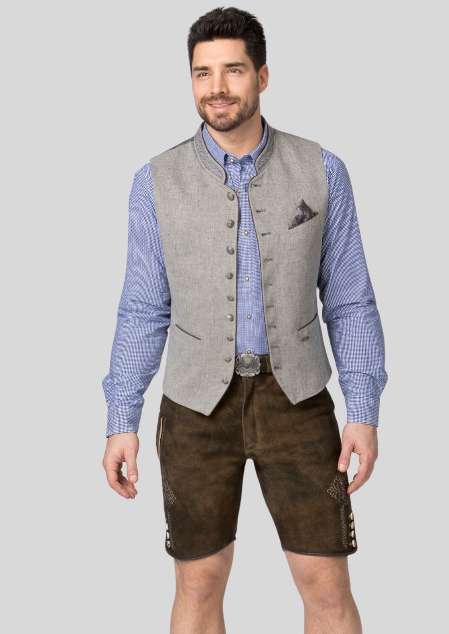 This lederhosen is attractive and comfortable