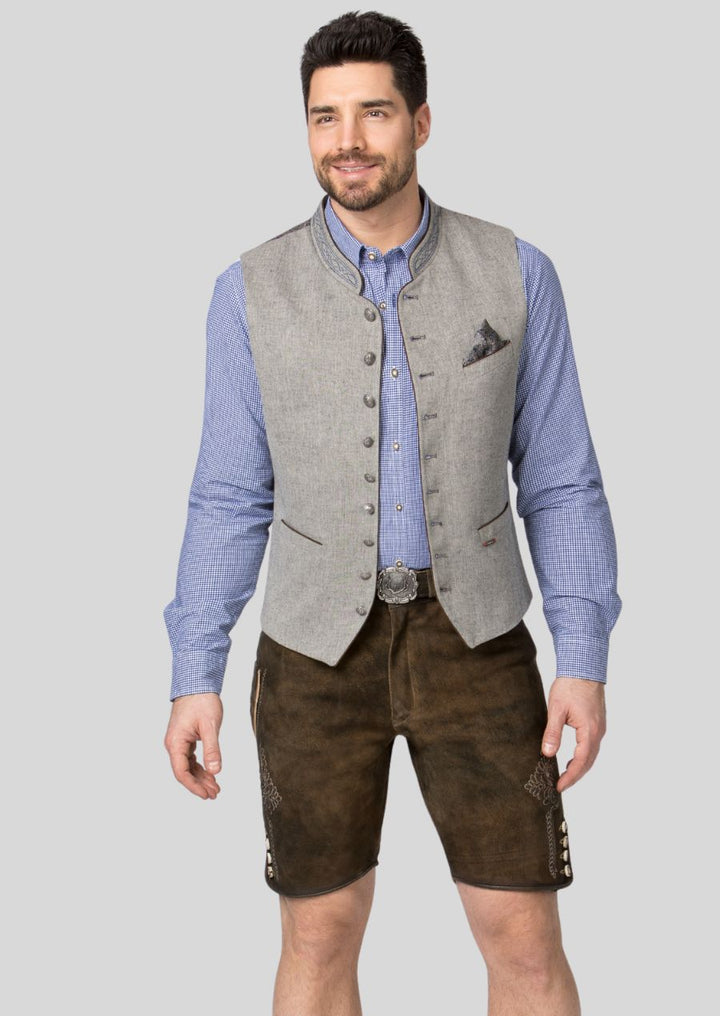 This lederhosen is attractive and comfortable