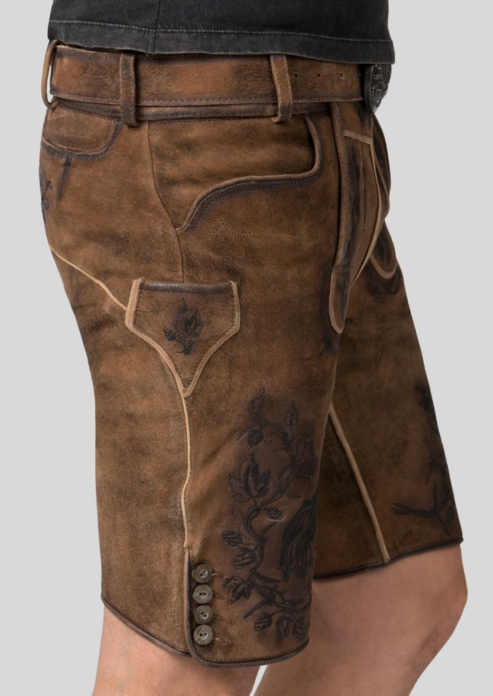 High-Quality Lederhosen Invest in Style & Performance Left Side Pose