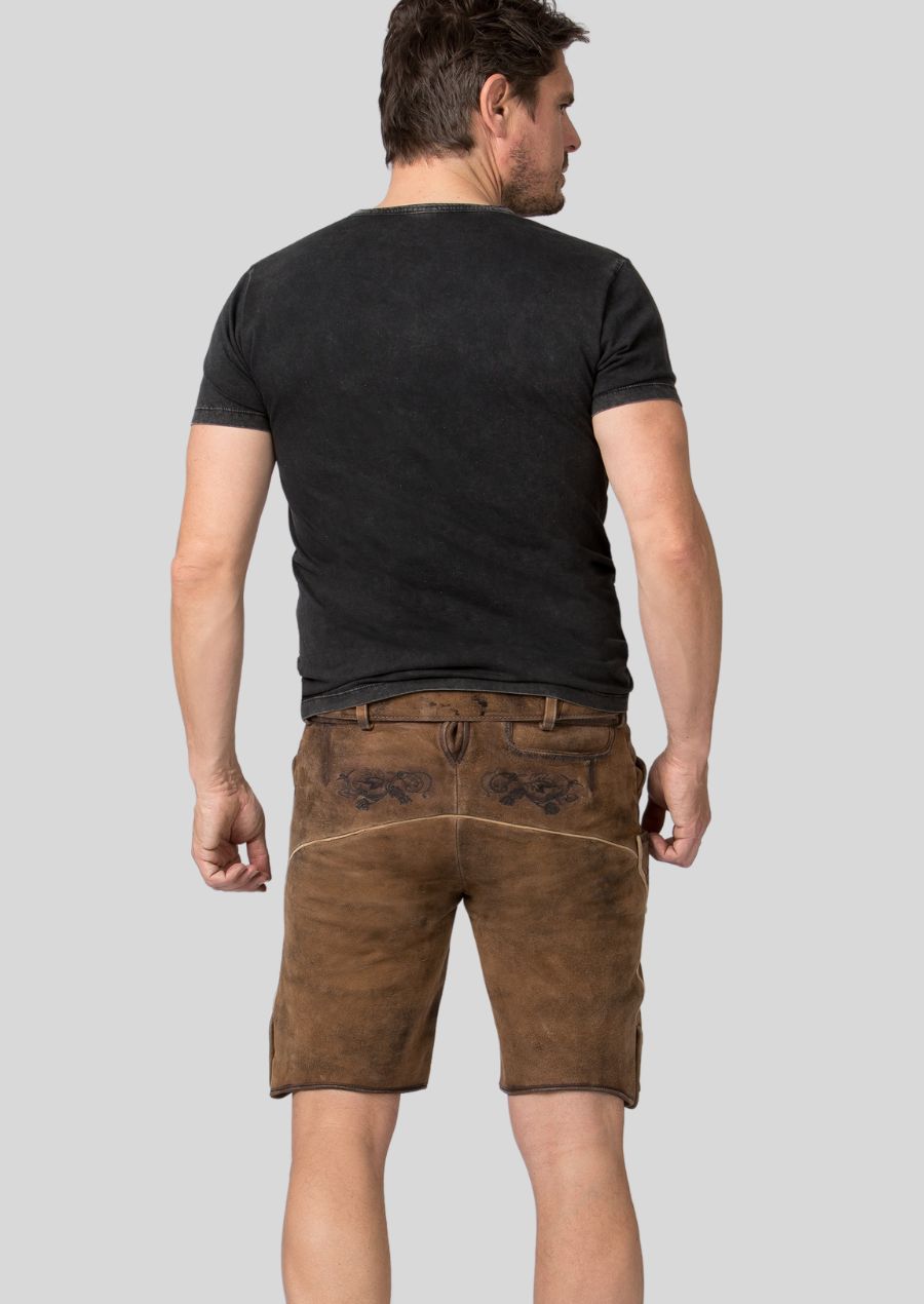 High-Quality Lederhosen Invest in Style & Performance Back Side Pose