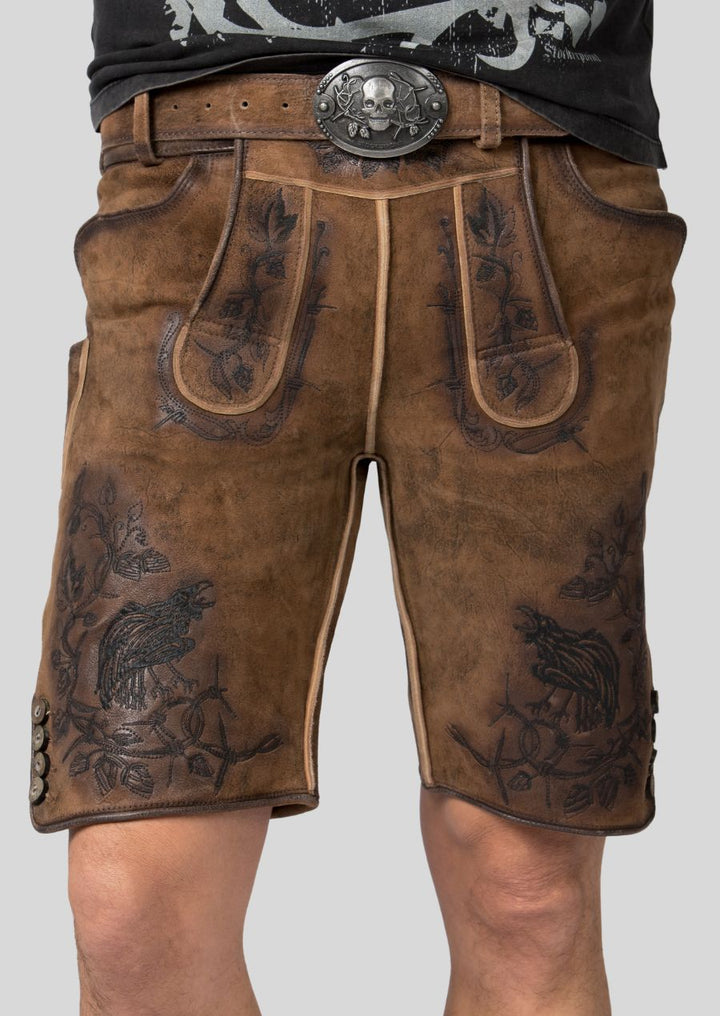 High-Quality Lederhosen Invest in Style & Performance Closeup Pose