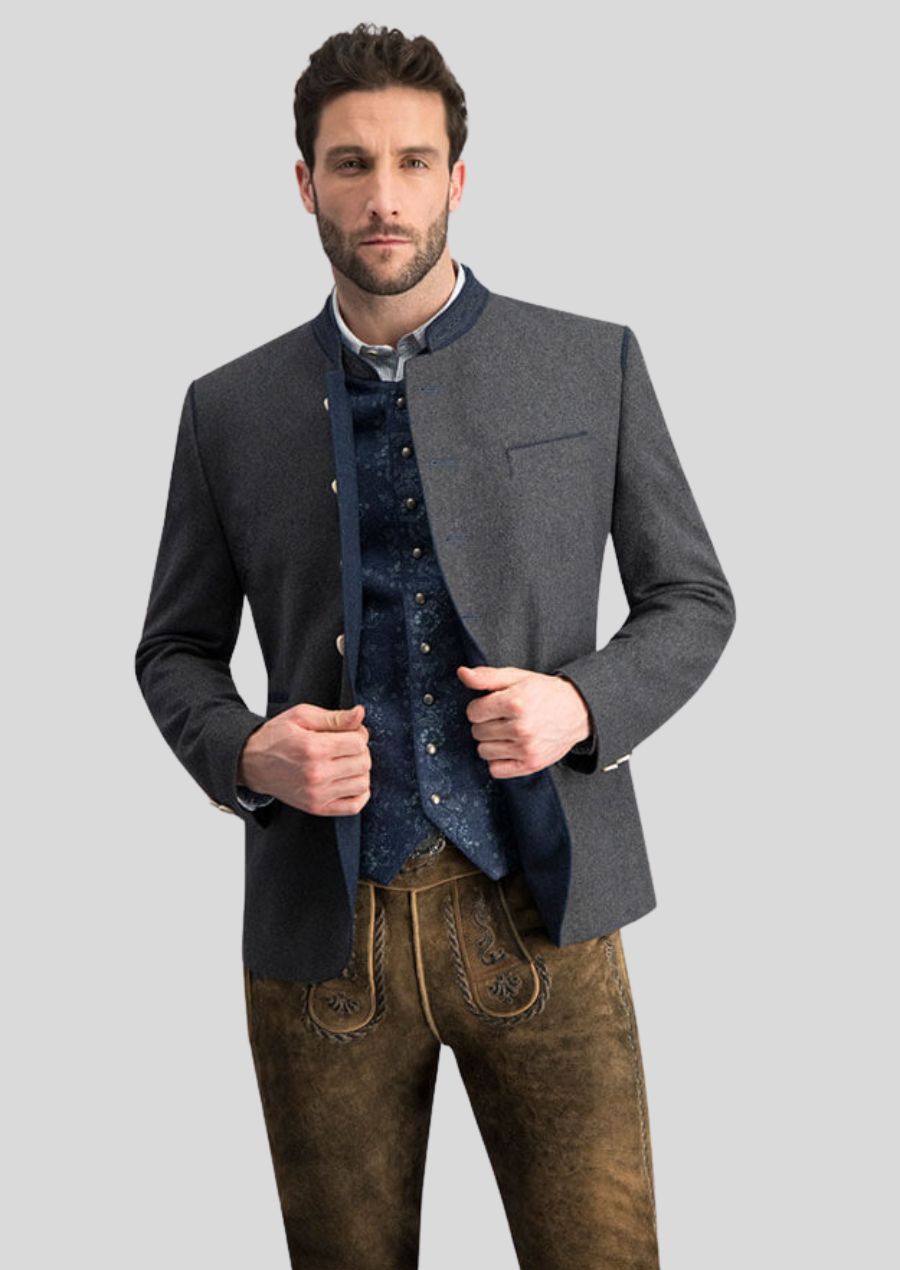 Trachten Jacket Men – Authentic Bavarian Style | Free