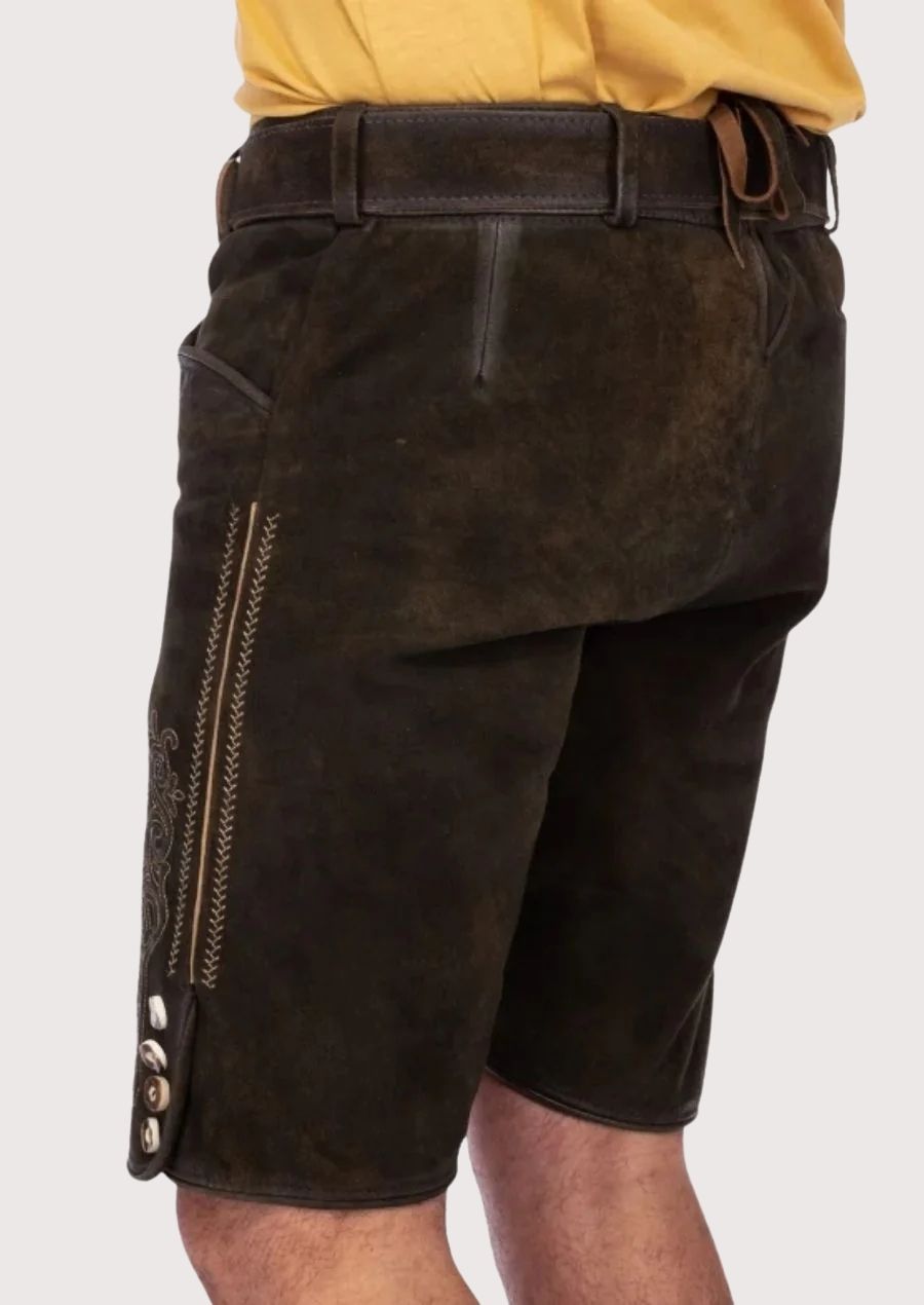 High-quality suede leather lederhosen for men – ideal for festive German attire