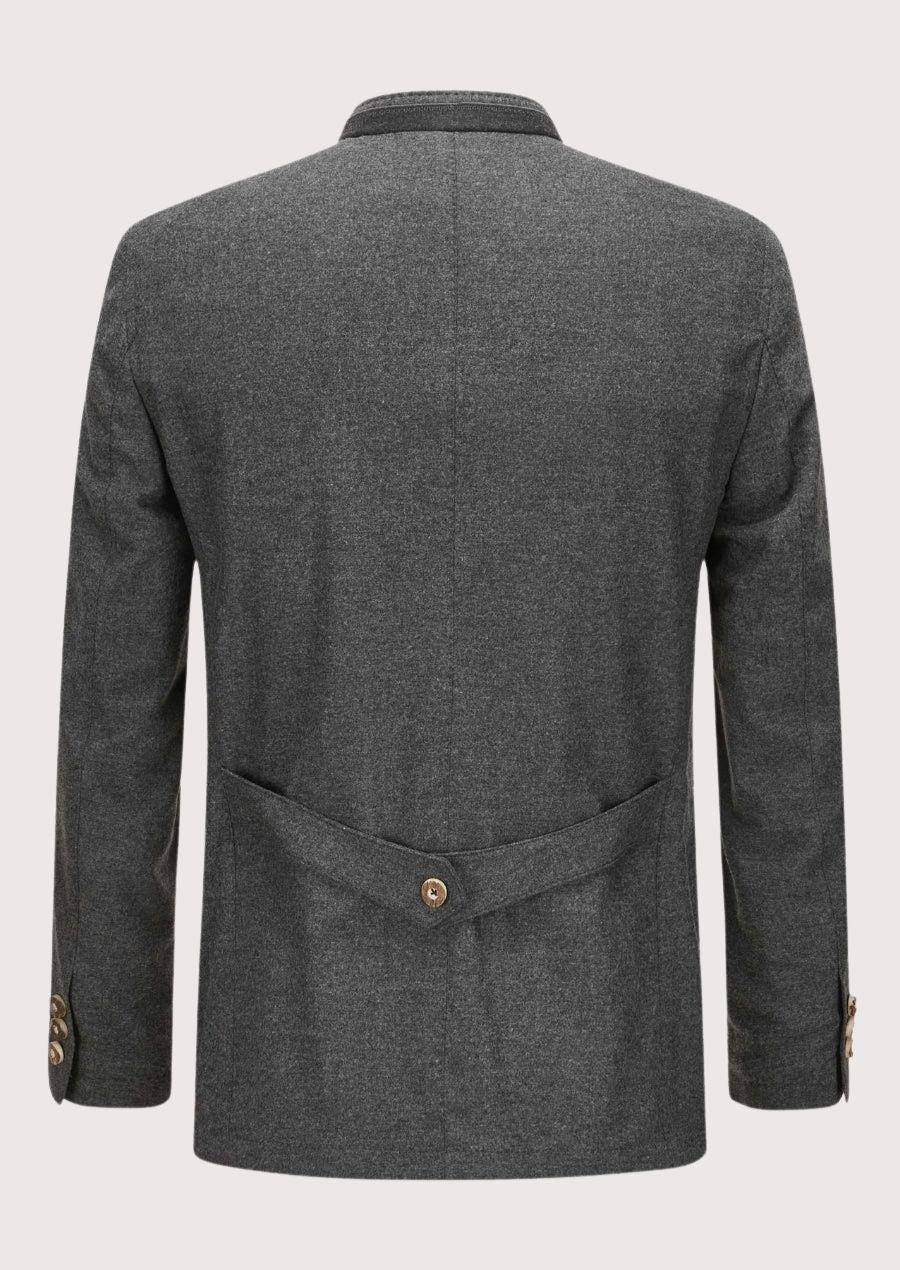 Authentic Bavarian Men’s Trachten Jacket Made of 100% Wool for Winter Events
