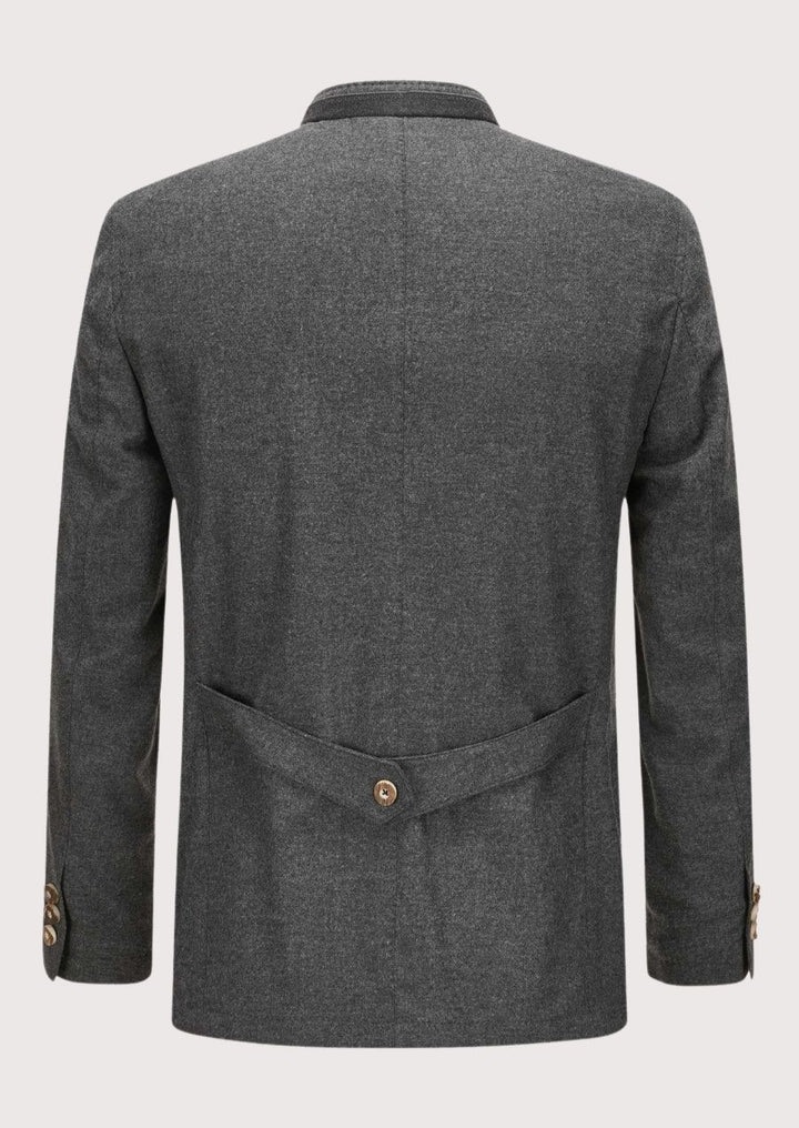 Authentic Bavarian Men’s Trachten Jacket Made of 100% Wool for Winter Events