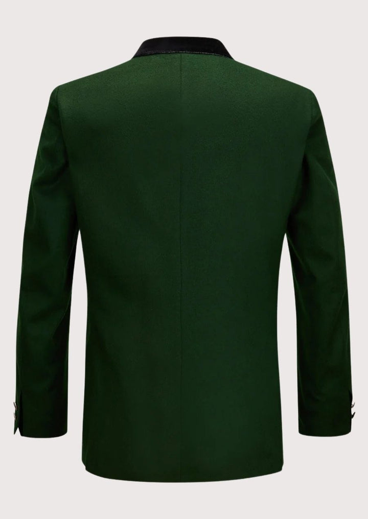 100% Wool Luxury Men’s Trachten Jacket with Rustic Silver Buttons