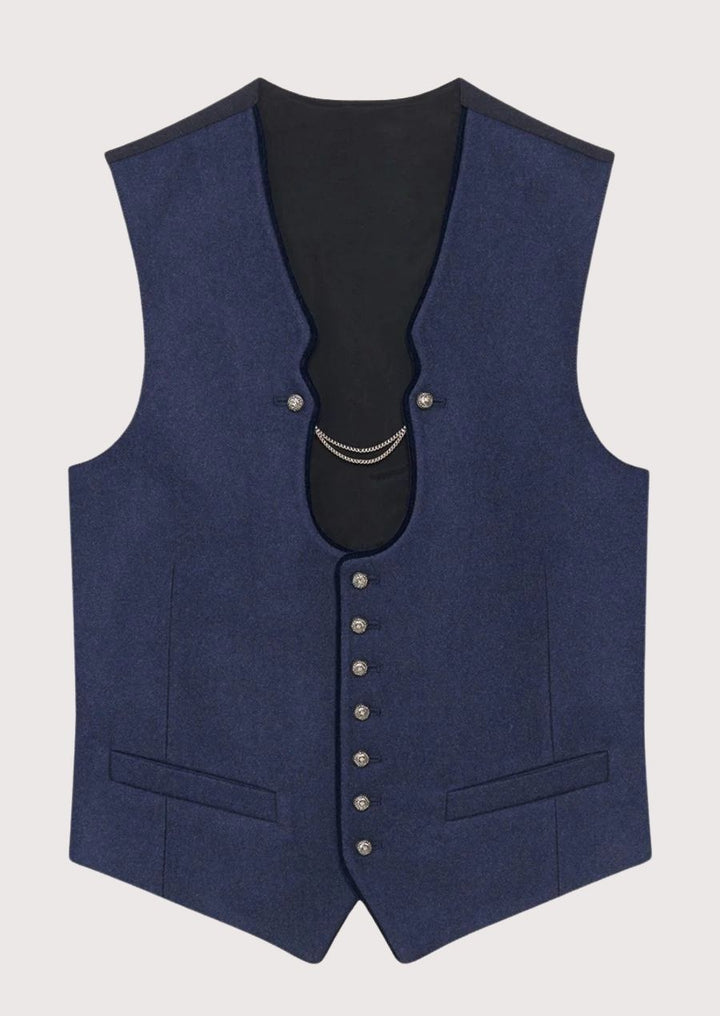 Men's Bavarian Vest for Oktoberfest – Traditional German Festival Look