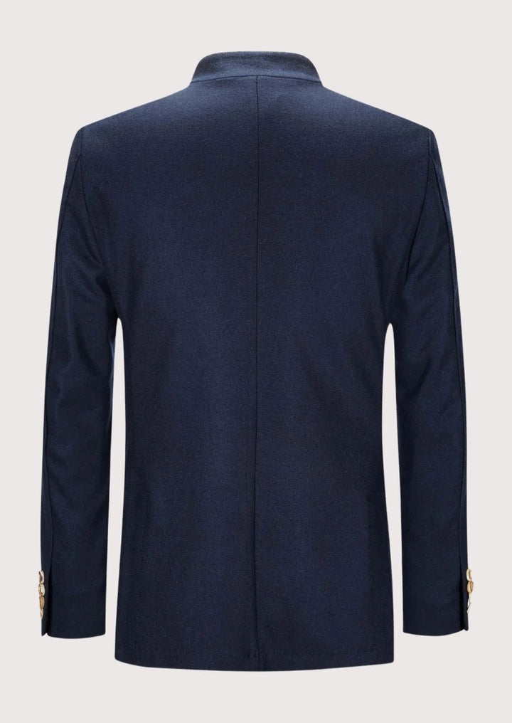 Authentic Bavarian Men’s Trachten jacket with rustic button detailing and 100% wool fabric