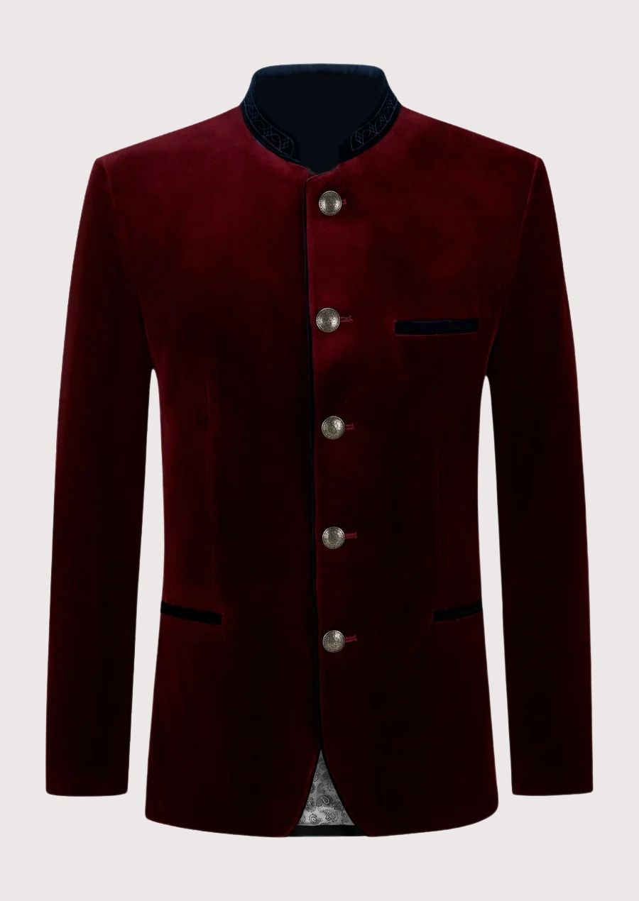 Men’s Trachten jacket made from 100% wool, perfect for Oktoberfest and cultural celebrations