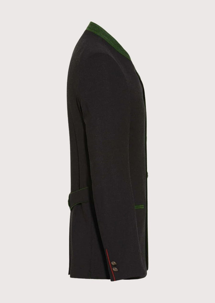 Authentic Trachten jacket for men with traditional button detailing and green trim