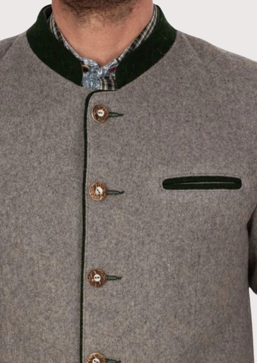 Traditional German men's wool jacket – stylish, warm, and perfect for Oktoberfest or cultural celebrations.