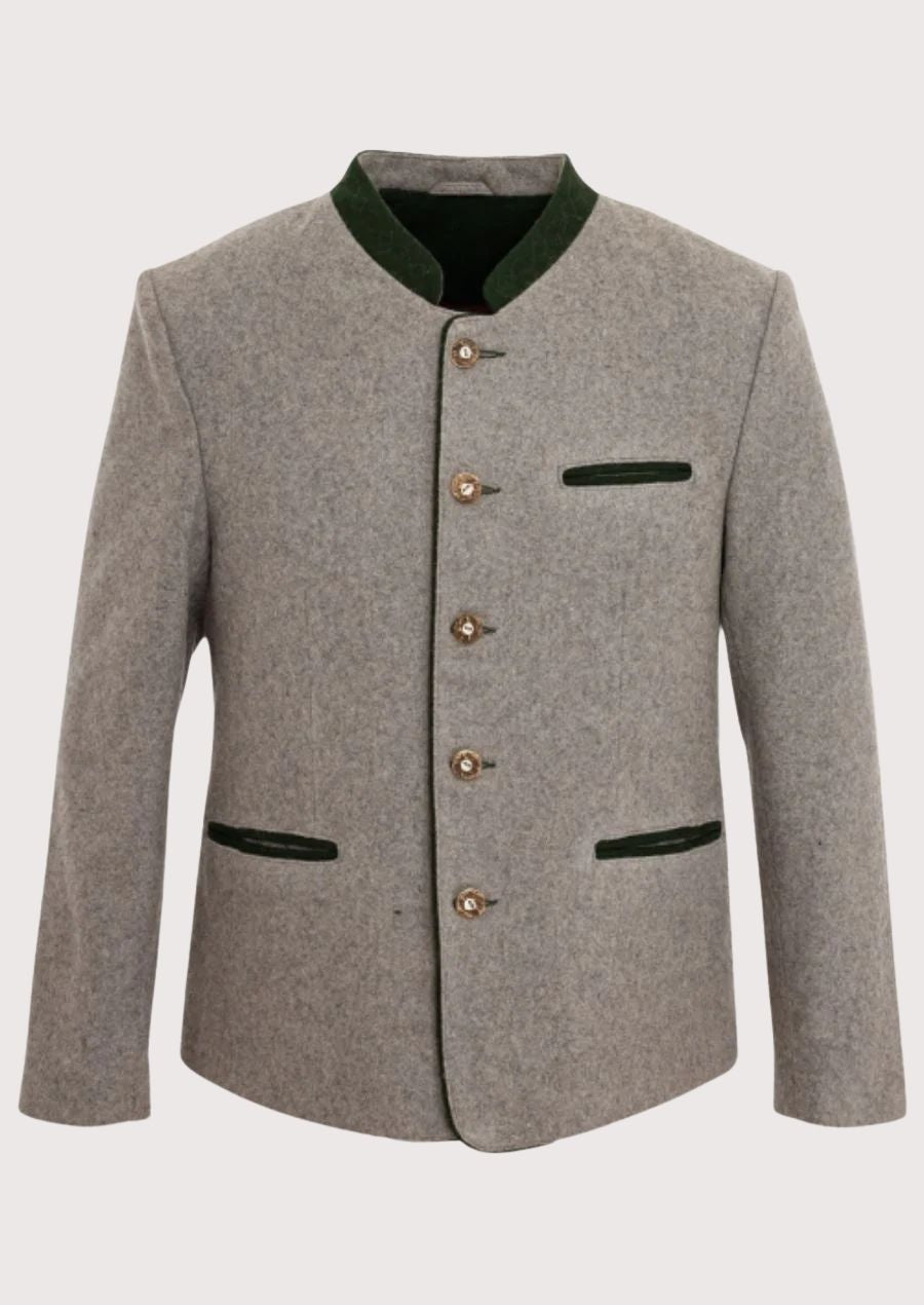 Men's Trachten Jacket for Oktoberfest – 100% wool, stylish German heritage fashion, perfect for festive occasions.