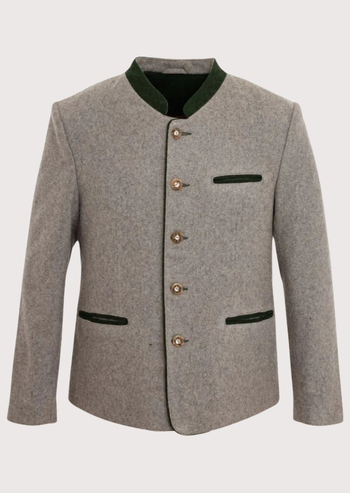 Men's Trachten Jacket for Oktoberfest – 100% wool, stylish German heritage fashion, perfect for festive occasions.