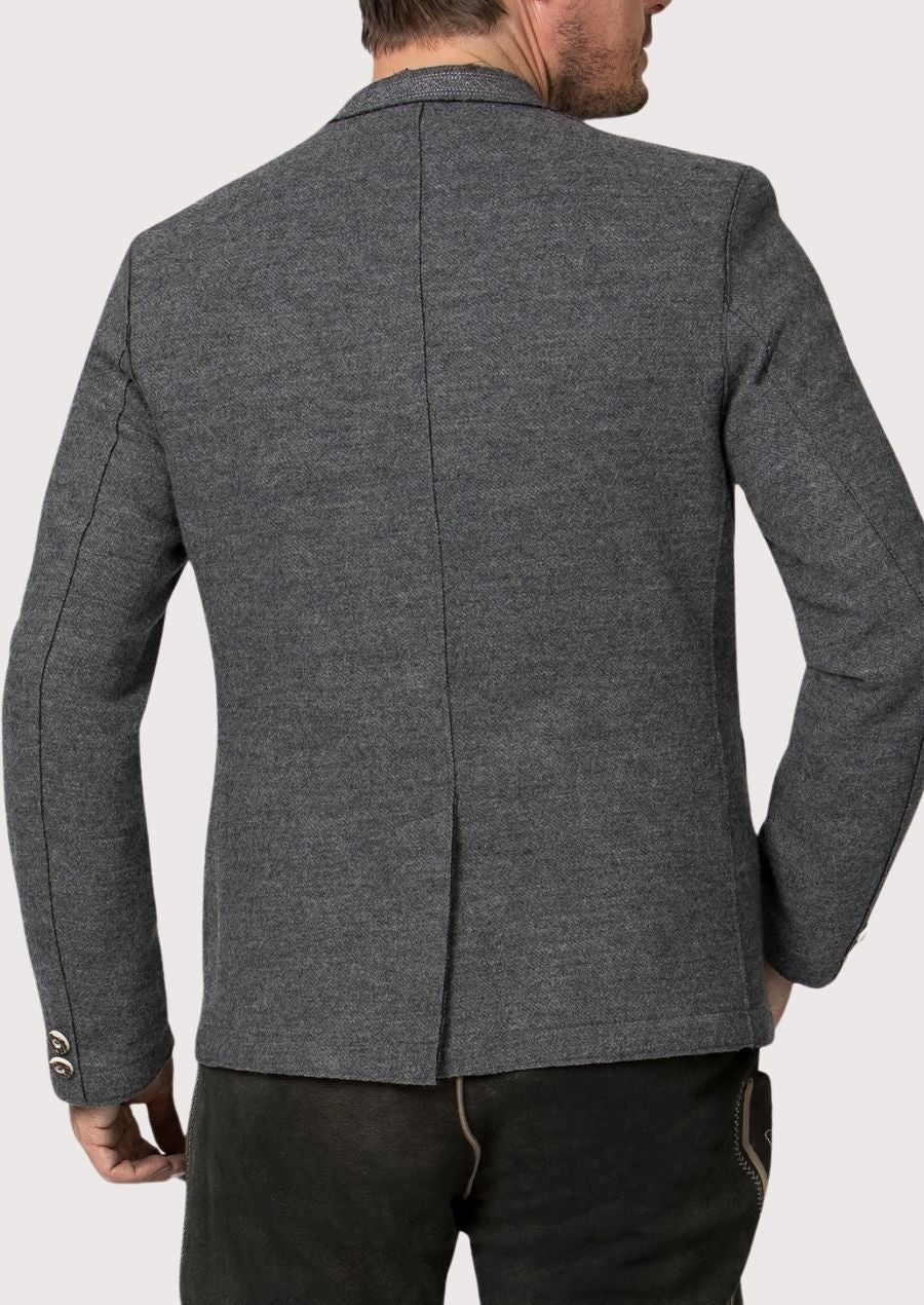 Authentic 100% wool Trachten jacket – stylish alpine heritage outerwear for men