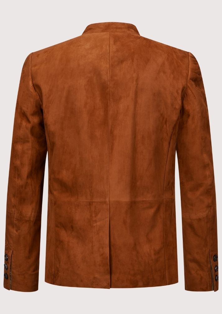 Classic Bavarian Trachten Jacket for men – Oktoberfest and German heritage fashion in elegant suede style