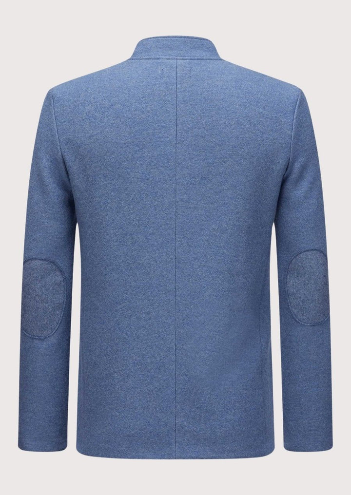 Stylish Men’s Trachten jacket with rustic buttons, crafted from 100% wool for comfort