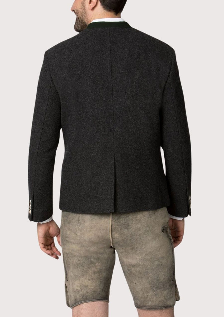 Authentic German heritage jacket for men made from high-quality wool fabric

