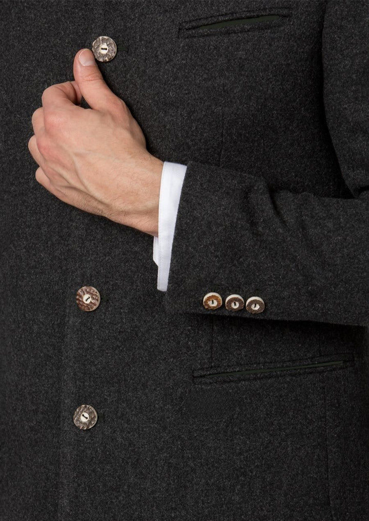 Stylish Bavarian Trachten coat for men featuring rustic detailing and cultural flair

