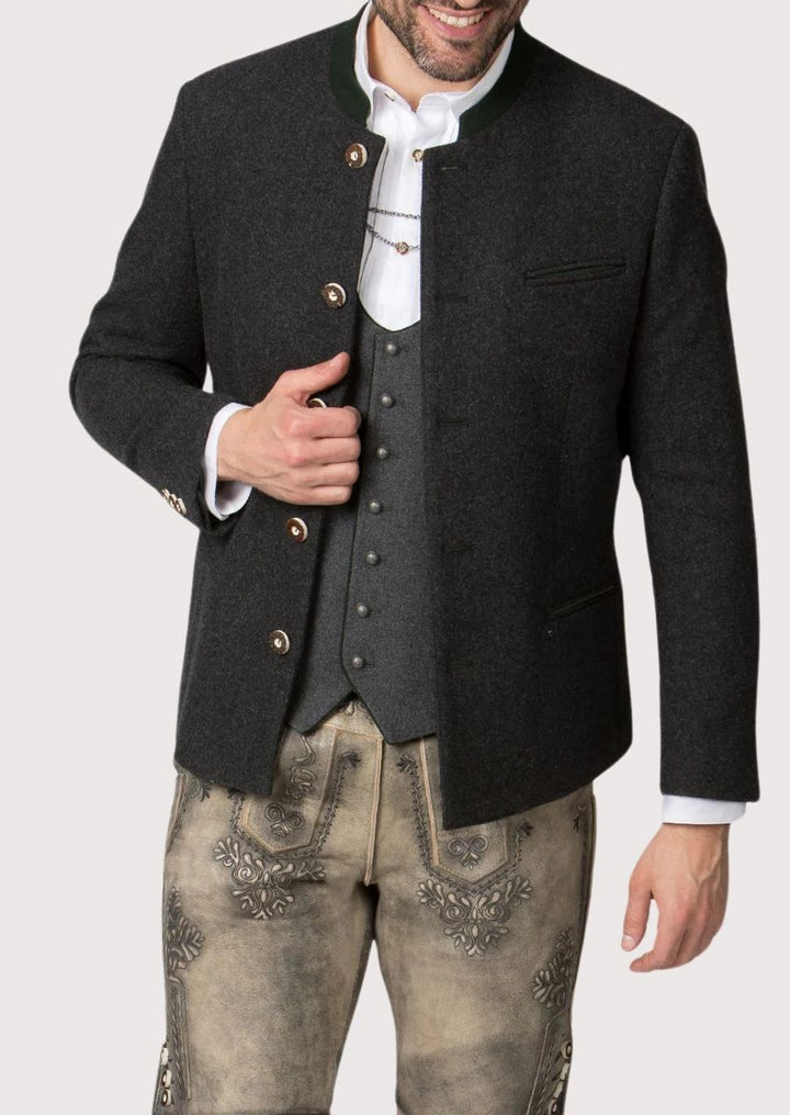 Classic German men’s Trachten blazer ideal for Oktoberfest and Bavarian events

