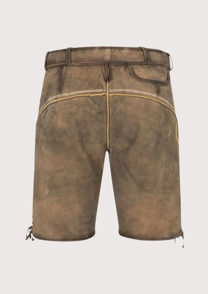 High-quality men’s lederhosen for Oktoberfest and cultural events with adjustable waist

